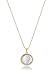 MiaBella 18K Gold Over 925 Sterling Silver Genuine Italian 100 Lira Coin Pendant Beaded Necklace 18 or 20 Inch Bead Chain Jewelry for Women Girls (18)