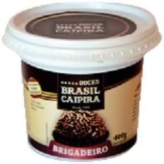 Doces Brasil Caipira Brigadeiro (Chocolate Dessert) Plastic Container 400g
