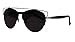 GMAT Retro Vintage Mirrored Aviator Sunglasses Metal Frame Classic Style (Black Frame Grey, Grey)