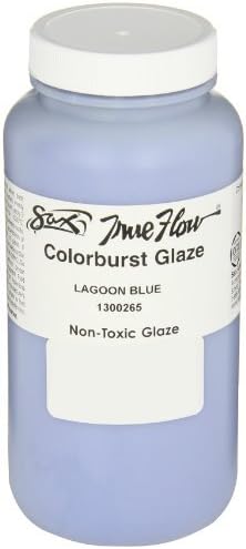 Sax True Flow Colorburst Glazes - 1 Pint - Lagoon Blue by Sax
