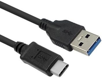 USBelieve USB 3.1 Type C (USB-C) to Standard Type A Male (USB 3.0) Charging Cable for LG G5, Apple Macbook, HP Pavilion X2, Nexus 5X, 6P and Type C Phone (0.2M-Black)