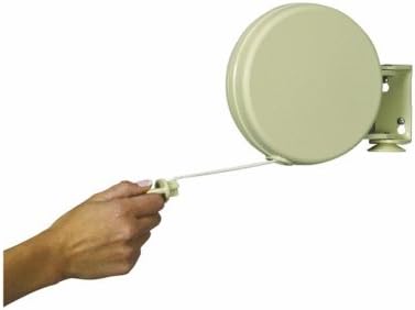 Household Essentials Home Hotel Indoor Outdoor Housekeeping Laundry Clothing Accessories Retractable Single Line Reel Extends To 40 Feet by Household Essentials