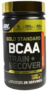 Gold Standard, BCAA Train + Recover, Fruit Punch, 9.9 oz (280 g)
