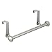 iDesign York Metal Over the Cabinet Dish and Hand Towel Bar Holder for Kitchen, Bathroom, 3