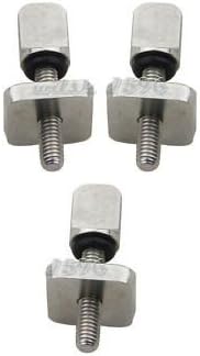 DORSALThumb Screw - Stainless Steel Fin Screw for Longboard and SUP - No Tool Choose 2 or 3 Pack (3 Pack)