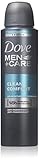 New Dove Men+Care Clean Comfort Anti-Perspirant Deodorant Spray 150 Ml (2 Can)