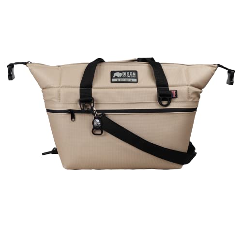 Bison Cooler Can XD Series SOFTPAK Ice Chest Bag (12 CAN, Quicksand