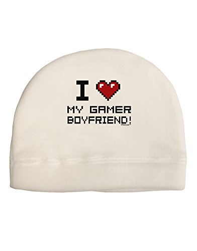 TooLoud I Heart My Gamer Boyfriend Adult Fleece Beanie Cap Hat