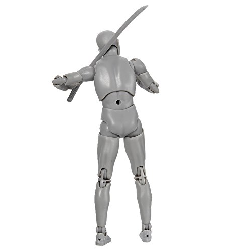 Tulas Action Figure Drawing Model, Human Mannequin Body Kun Doll Body-Chan Male/Female Action Figure DX Set with Accessories Kit, Suitable for Sketching, Painting, Drawing, Artist. - Thumbnail 5