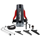 SANITAIRE GIDDS2-2464763 Quiet Clean Backpack Vacuum Cleaner with 50' Power Cord, 10 quart