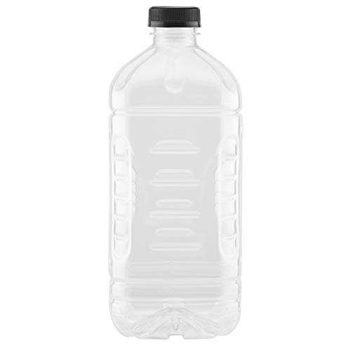 64 OZ PLASTIC PET CARAFE PITCHER BOTTLE WITH A PINCH GRIP AND TAMPER EVIDENT CAPS BY PEXALE(TM) (2, 64 OZ PLASTIC PET CARAFE PITCHER BOTTLE WITH A PINCH GRIP AND TAMPER EVIDENT CAPS BY PEXALE(TM) (2,
