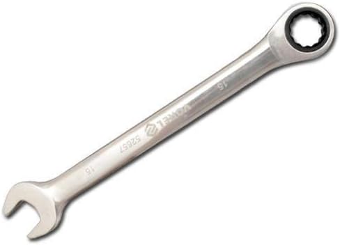 Combination Ratchet Wrench 15 mm, Chrome