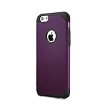 Ailun Phone Case for iPhone 6s iPhone 6 Soft Interior Silicone Bumper Hard Shell Solid PC Back Shock-Absorption Skid-Proof Anti-Scratch Hybrid Dual Layer Slim Cover Purple