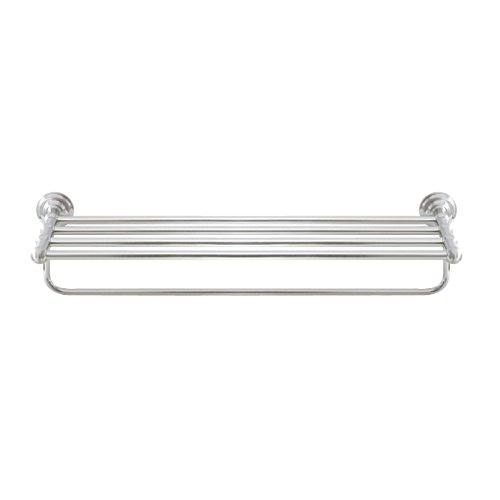 MODONA 24” Wall Mounted Towel Rack – Satin Nickel – Viola Series