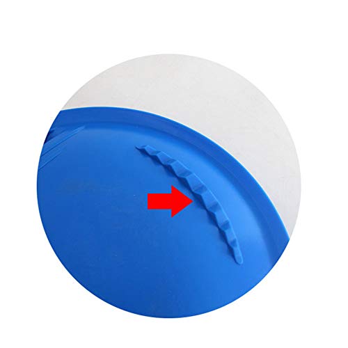 Alapaste 22.5 Inch Snow Sled Round Thick Winter Plastic Saucer for Kids and Adults