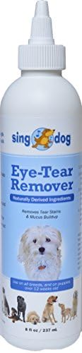 Sing Dog Eye Tear Stain Remover. 8 Fl Oz. For dogs.
