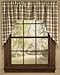 Park Designs Lemon Pepper Swag - Country Plaid Window Treatment | 72
