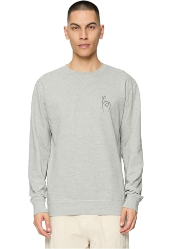 Mister Tee Herren Sweatshirt Easy Sign Crewneck Grey XL