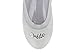 White Bride & Bridesmaid Fold Up Ballet Flats-Foldable Bridal Wedding Party Shoes with Bride Print-Cute Purse unfolds into a Tote Carry Bag(Medium Size 7-8)