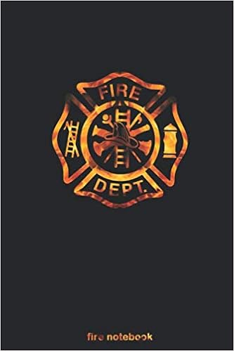 Buy Fire Notebook Firefighter Maltese Cross Symbol Of The Fire