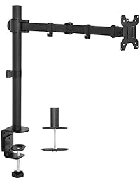 Soporte de escritorio VIVO para un monitor LCD, para 1 pantalla de hasta 27 pulgadas