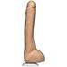 Doc Johnson Kevin Dean - 12.5 Inch Realistic Cock with Removable Vac-U-Lock Suction Cup Base - F-Machine Compatible - Made of Firm Yet Flexible R5 Material - Storage Bag Included
