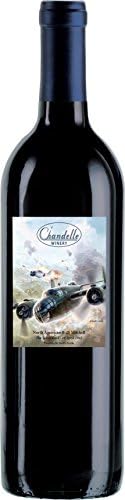 Chandelle WineryB-25 Mitchell Tokyo Raid Airplane Art Label Special Display Only Bottle