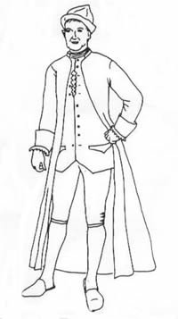 Men's Banyen and Cap pattern