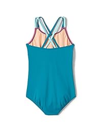 Bañador de una pieza Landsblock Girls Slim Cross Back Colorblock One