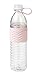 Copco Hydra 20 oz Tritan Water Bottle with Leak-Proof Lid & Textured Grip - BPA-Free, Dishwasher Safe, Easy Twist-Open for Ice & Fruit - Fits Cup Holders, Lightweight, Durable(Pink)