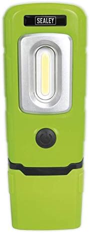 Sealey Led3601G Rechargeable 360? Inspection Lamp 2W Cob + 1W Led Green, White - Image 4
