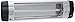 UFO S-15, 1500-Watt Wall Mount Infrared Heater with Thermostat, Silver
