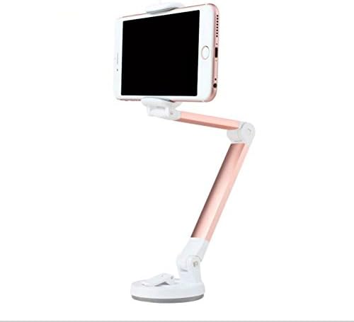 Car Phone Mount Holder,Windshield Dashboard Desktop Foldable Universal Car Mobile Phone Cradle with Strong Suction Cup for iPhone, Android Smart Phone(Rose gold)