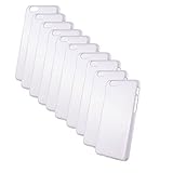 MicroJet Glossy Blank Phone Case for iPhone 6 White Blank for iPhone 6 Plastic Case Printable for Heat and Sublimation Personalize Printing 10 Cases