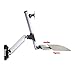 DoubleSight Ergonomic Single Monitor Sit / Stand Lift Arm with Key Board Tray, Wall Mount (DS-ERGO-100WM)thumb 3