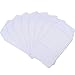 Outus White Pocket Protector for School Hospital Office, 8 Pieces