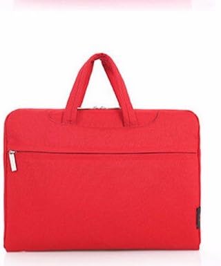 Laptop carry case, shoulder bag, notebook carry bag, briefcase for laptop, waterproof material (RED) for 12-14 inch laptop