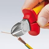 Knipex Diagonal Cutter 140 mm Chrome-Plated Insulated VDE 70 06 140 view 2