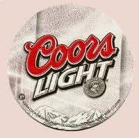 Coors Brewing Company - Coors Light Paperboard Coasters - Sleeve of 50