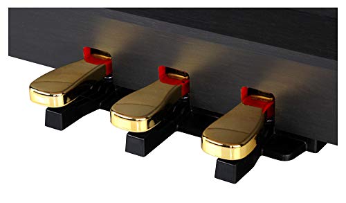 Classic-Cantabile-DP-50-SM-E-Piano-Digitalpiano-mit-Hammermechanik-88-Tasten-2-Anschlsse-fr-Kopfhrer-USB-LED-3-Pedale-Piano-fr-Anfnger-schwarz-matt
