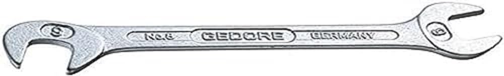 Gedore 8-5,5 5.5 mm Small Double Ended Midget Spanner - Silver