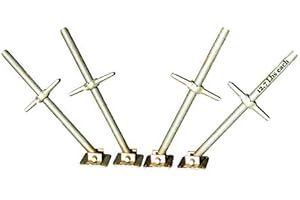 SCAFFOLD BASE PLATE CBM Scaffold Set of 4 Solid Stem 24" Swivel Screw Jack w/Base Plate