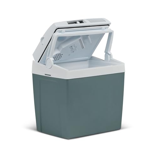 Mobicool ME24 elektrische Kühlbox, 12V und 230V, 23L, grau - Mini-Kühlschrank für Auto, Camping, Urlaub, Boot, Festivals - leicht, tragbar, mit prakti