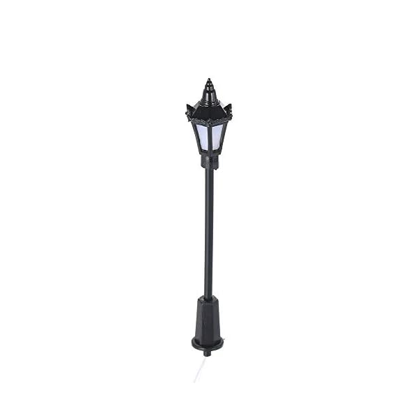 20 stücke Warmweiß Modell Straßenlaternen Layout Laternenpfahlbahn Zug Gartenspielplatz Landschaft Led Lampe Beleuchtung… – Bild 3