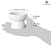 Cat Bowl with Stand - Suitable Eating Height for Pets – Easy Cleaning for You – Eco-Friendly, Raised Food Bowl – Stress-Free Meal time for Your Cats - Stoneware Feeding Station