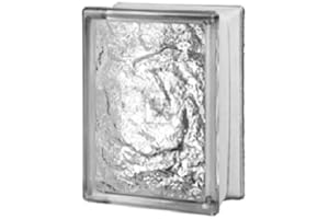 Quality Glass Block 6 x 8 x 3 Ice Glass Block