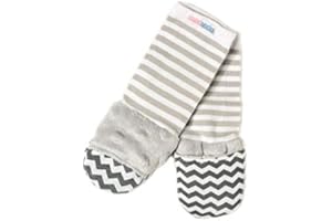 Handsocks Plushy Stay On Strap-Free No-Scratch & Warmth Mittens