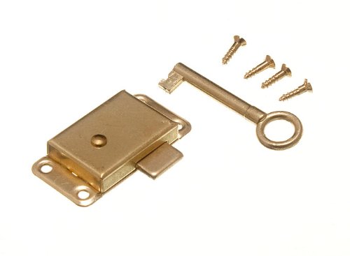 Wardrobe Cupboard Drawer Cabinet Door Lock And Key 50Mm With Screws