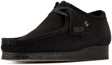 Amazon.com | Clarks Wallabee 2 Black Suede 6.5 B (M) | Oxfords