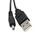HDE USB to 3.5 mm Barrel Jack 5 Volt DC Power Cable